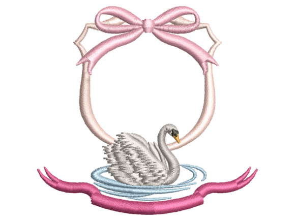 Bow Swan Wreath Embroidery Review