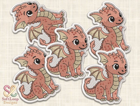 Cute Baby Dragon Embroidery Patch Review for Boutique Apparel