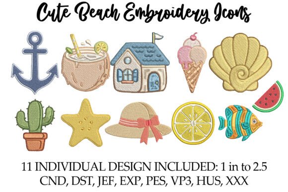 Cute Beach Embroidery Icons: A Designer’s Honest Review