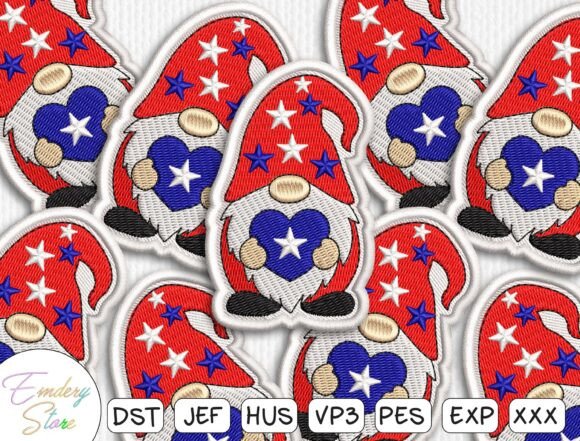 h1Patriotic Gnome Embroidery Patch Design Review for Real Embroidery Projects/h1