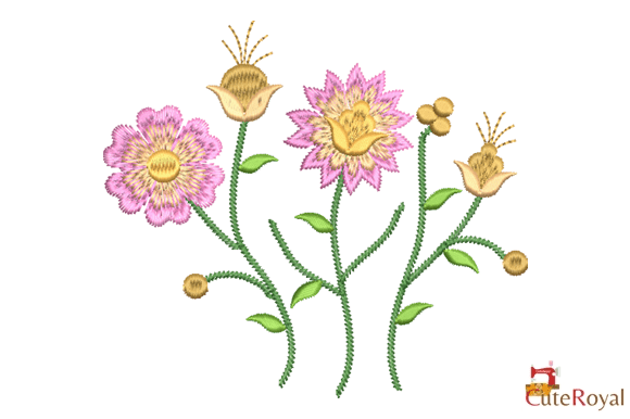 Pastel Modern Flowers Embroidery: A Designer’s Review for Small Business Branding